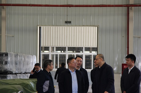 杨明率队光临绵阳Z6尊龙凯时公司调研领导工作